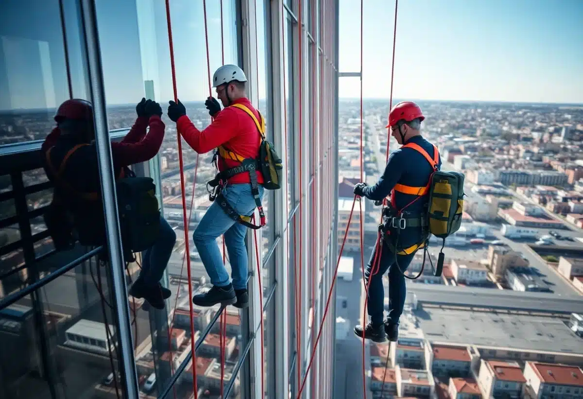 Travaux en hauteur à Nantes : des solutions efficaces grâce aux cordistes professionnels